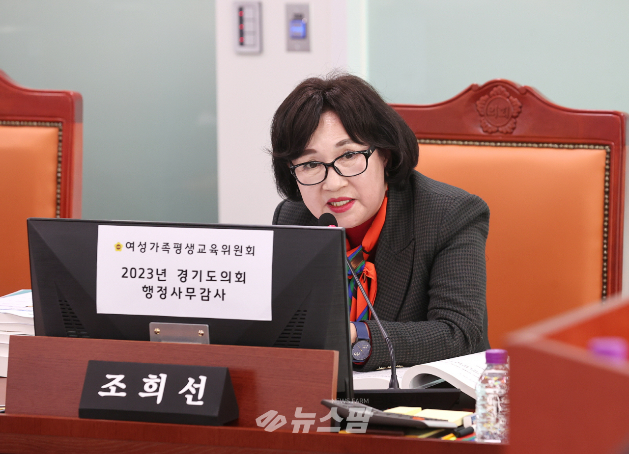 @조희선 의원, 여성청소년 생리용품 지원 사업 활성화 촉구